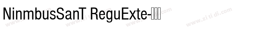 NinmbusSanT ReguExte字体转换